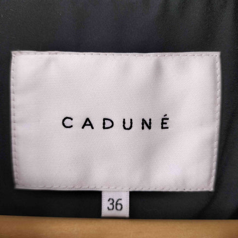 カデュネ CADUNE ダンボールニットフーディジャケット レディース  36